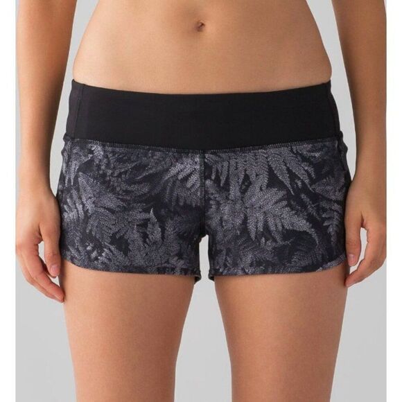 Lululemon Womens Size 6 Speed Short 4-way Stretch 2.5" Kindred Spirit Multicolor - Picture 3 of 10